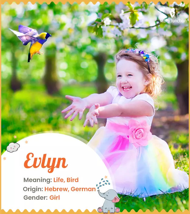 Evlyn, meaning life 