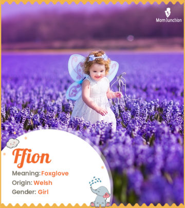 Ffion means foxglove
