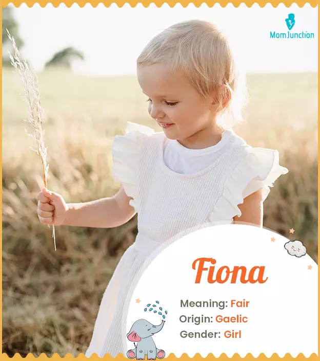 A pretty name that means ‘fair’ for your little one.