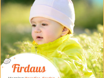 Firdaus, means paradise, garden, or enclosure.