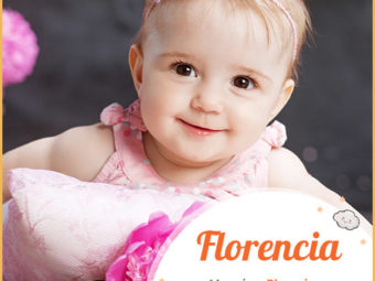 Florencia means blooming