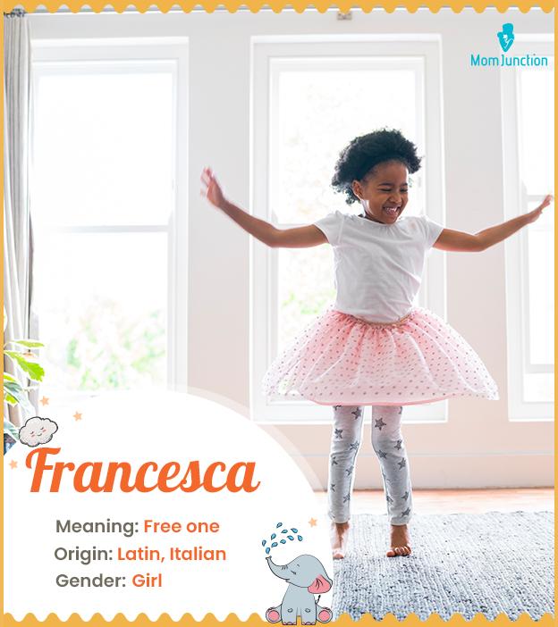 Francesca Name, Origin, Meaning, And History_image