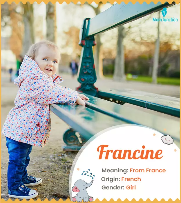 Bestow this beautiful Parisian feminine moniker on your baby.