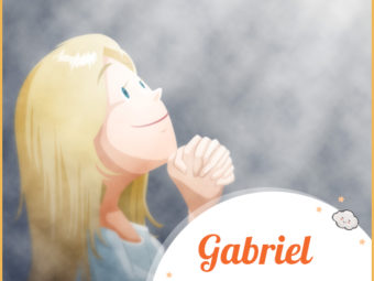 Gabriel, meaning God is my strength