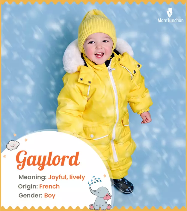 Gaylord Name, Meaning, Origin, History, And Popularity_image