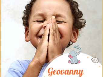 Geovanny, meaning God is gracious