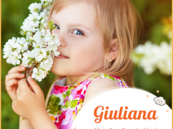Giuliana, means youthful or graceful.