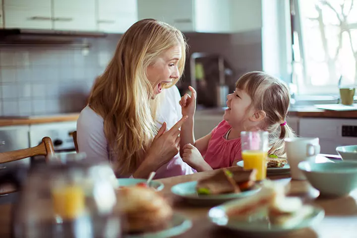 Giving Them Fruit Juice To Drink