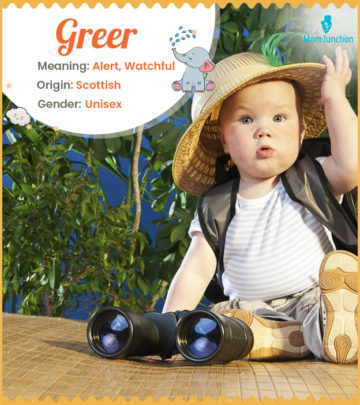 Greer, a beautiful name for your baby