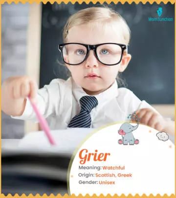 Explore Grier: Meaning, Origin & Popularity | MomJunction