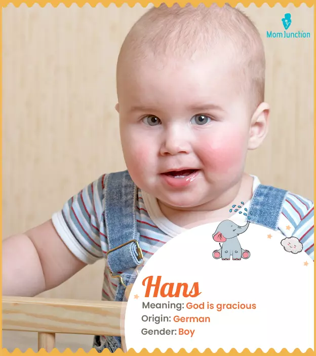 Hans, a name that reflects divine blessings and a confident character.
