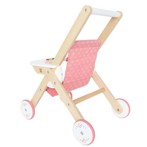 Hape Wooden Baby Doll Stroller