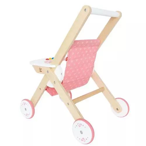 Hape Wooden Baby Doll Stroller