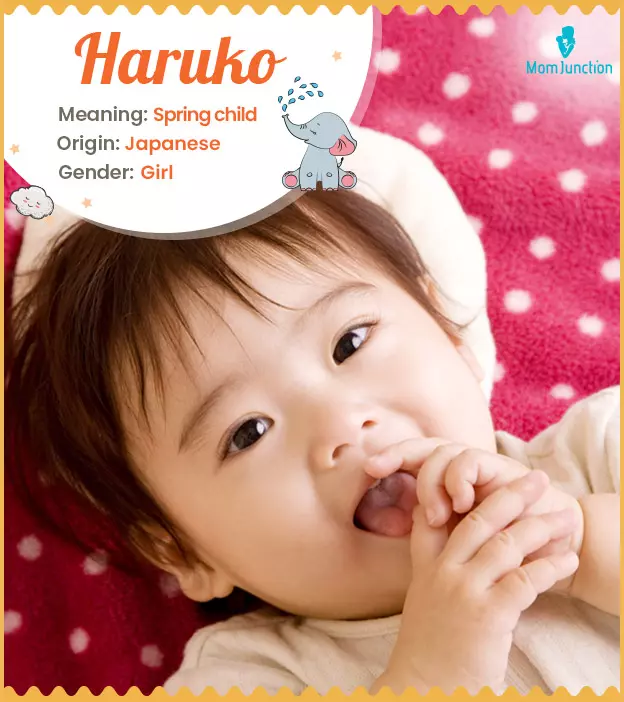 Haruko means spring 