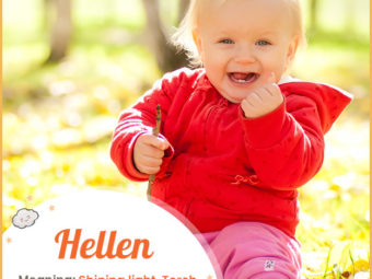 Hellen, meaning shining light