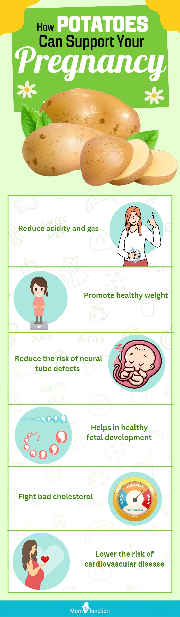 how potatoes can support your pregnancy (infographic)