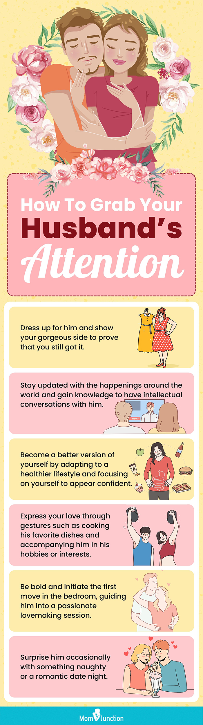 how to grab your husbands attention (infographic)