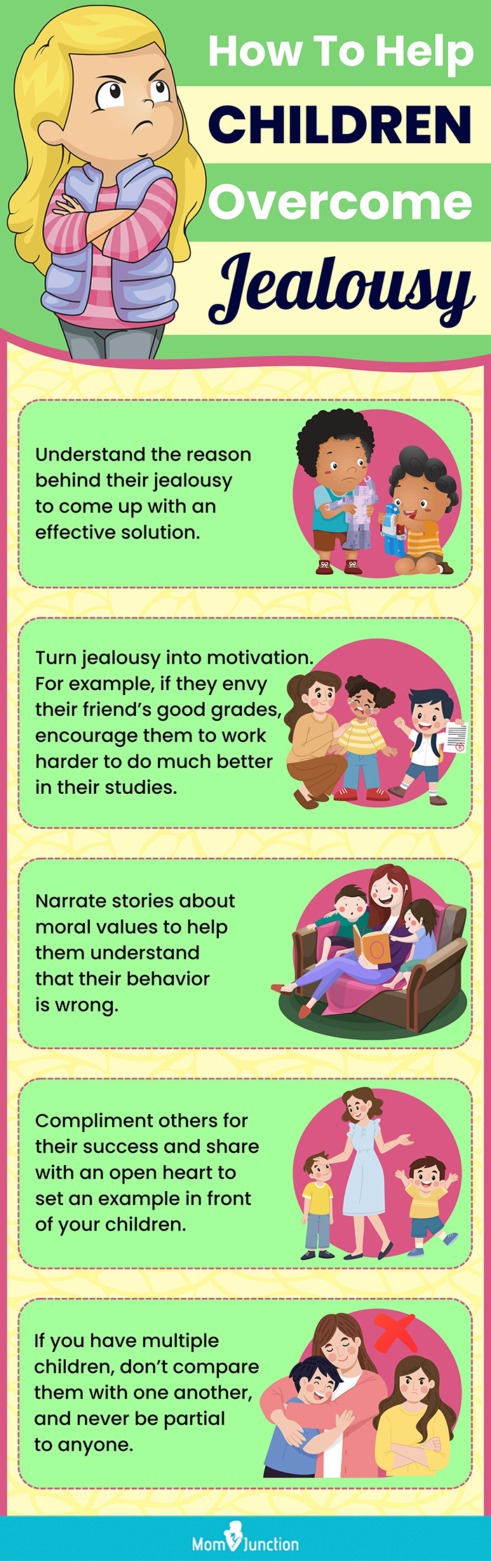 how to help children overcome jealousy [infographic]