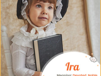 Ira meaning A noble person
