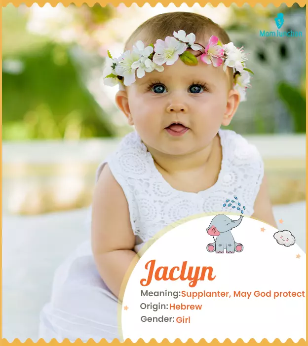 Jaqueline, a feminine name with an elegant connotation.