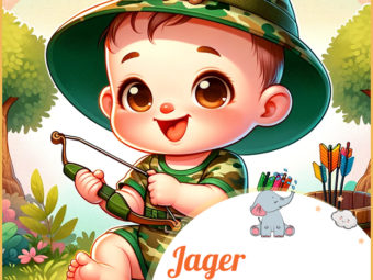 Jager, a uncommon name for babies with German roots.