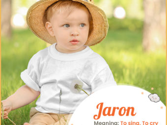 Jaron, meaning to sing