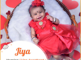 Jiya means sweetheart