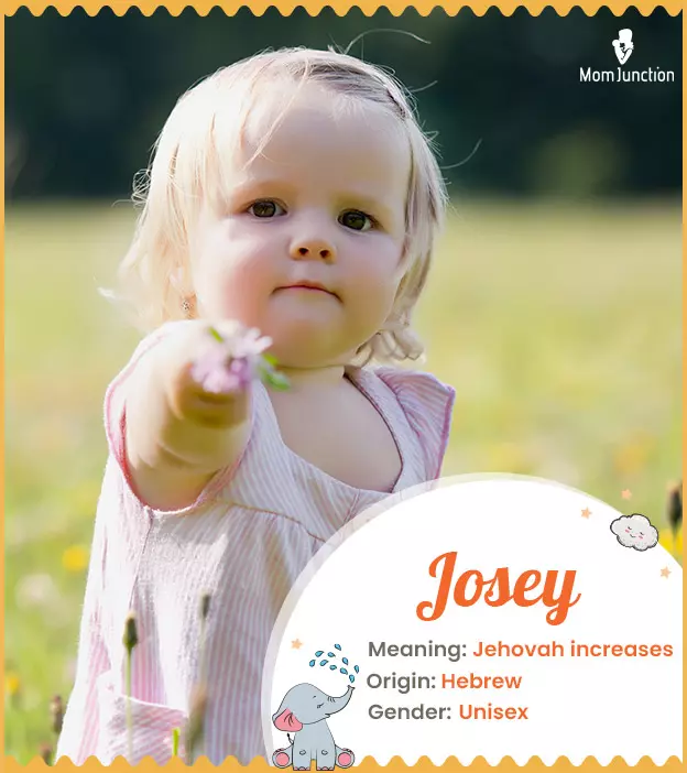 Alt text: Josey, one