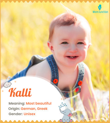 Kalli, a beautiful unisex name