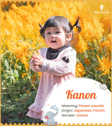 Kanon, meaning flower sounds