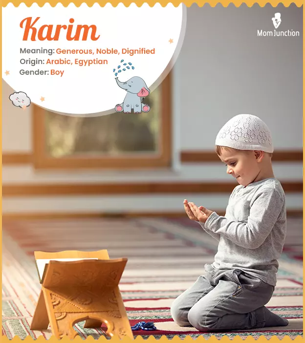 Karim, a boy name