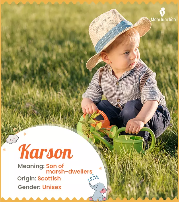 karson: Name Meaning, Origin, History, And Popularity | MomJunction