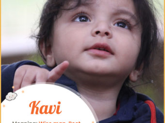 Kavi, meaning wise man or poet