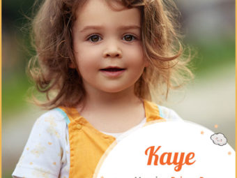 Kaye is an English name.