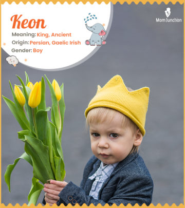 Keon, one of noble birth.