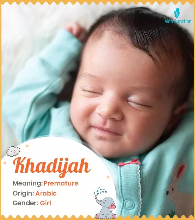 Khadija, a girl born before her time