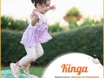 Kinga, meaning brave