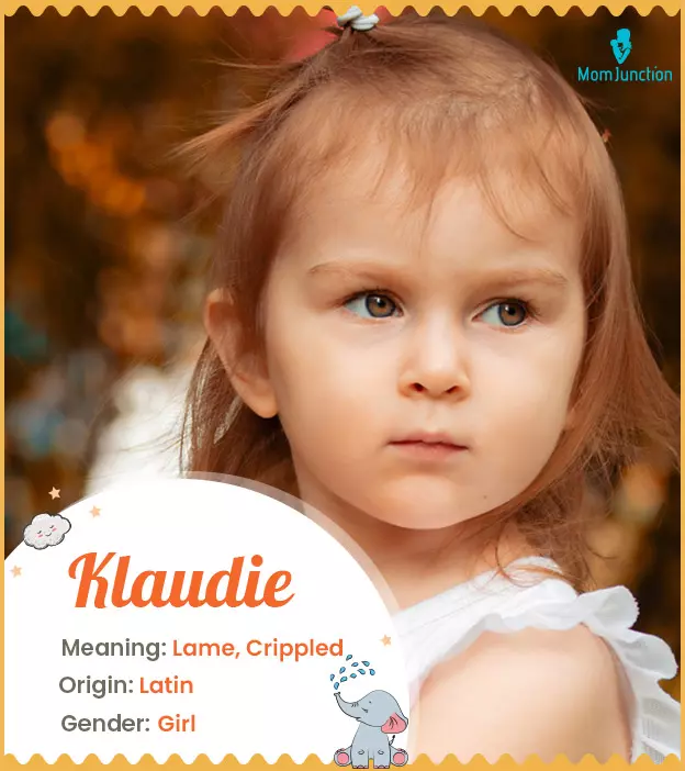 Klaudie, a name of L