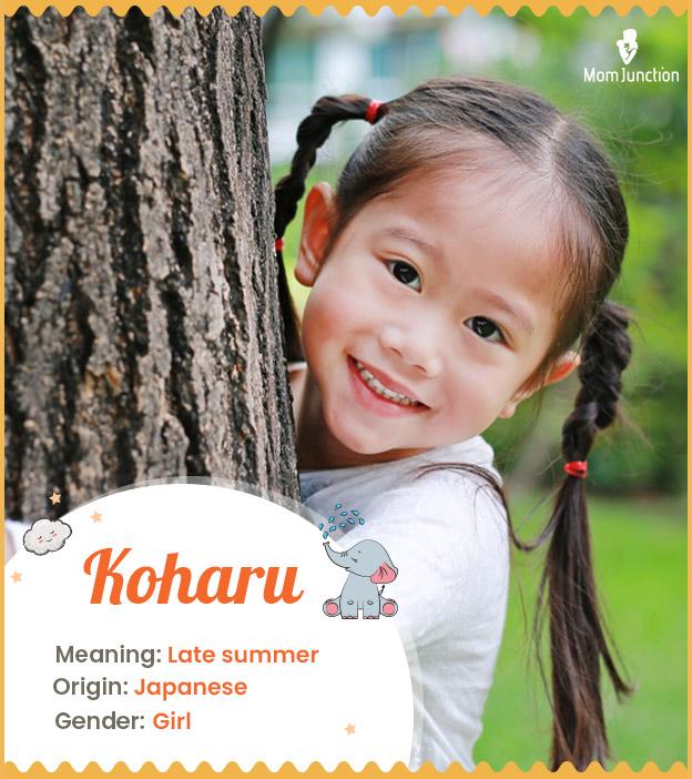 Koharu: Name Meaning, Origin, History, And Popularity_image