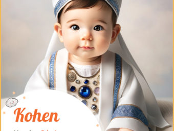 Kohen, a masculine name with deep cultural significance.