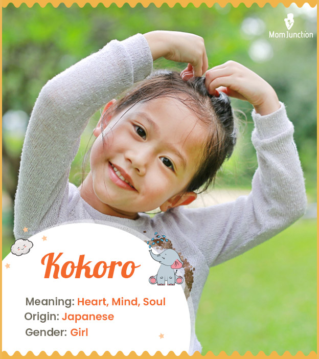 Kokoro, Japanese. Meaning heart, spirit & mind