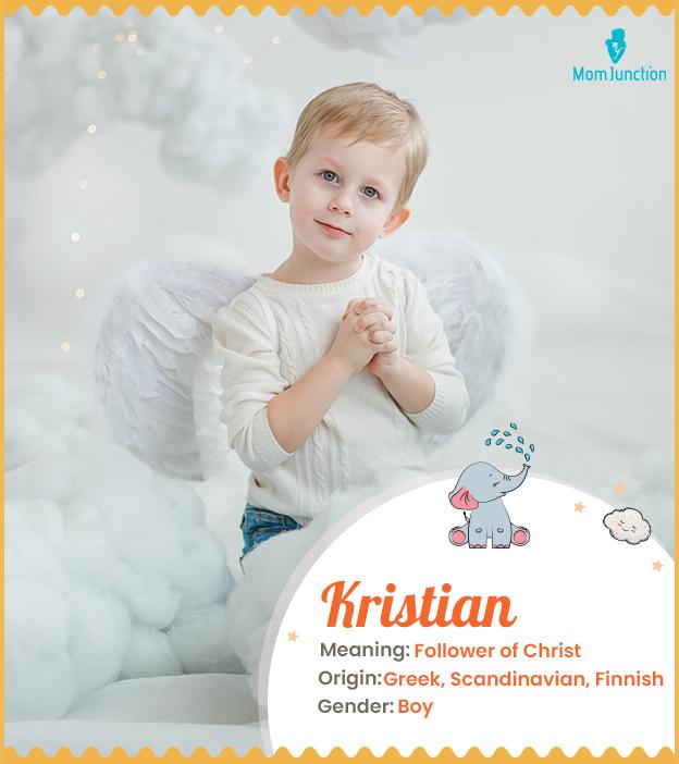 Kristan, meaning fol