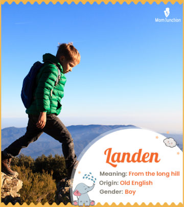 Landen means from the long hill