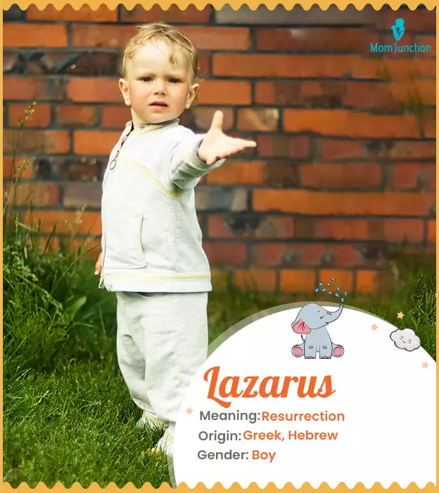 Lazarus Meaning, Origin, History, And Popularity | MomJunction