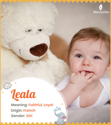 Leala is a girl's name