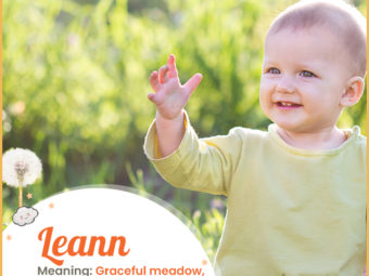 Leann, meaning graceful meadow or shining light