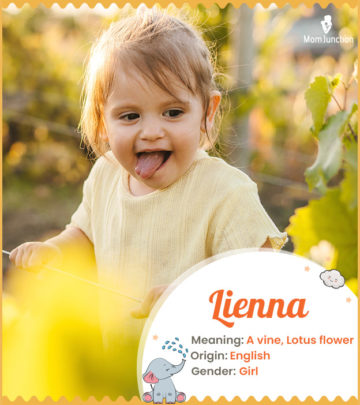 Lienna, means lotus flower.