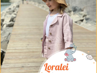 Loralei, meaning rock of Lorelei