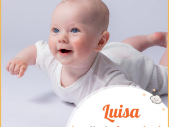 Luisa meaning Renowned warrior