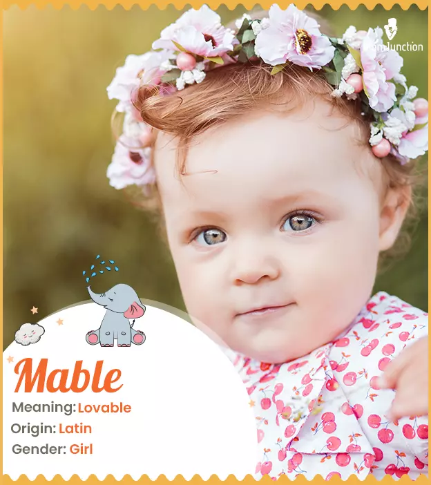 Mabel means lovable